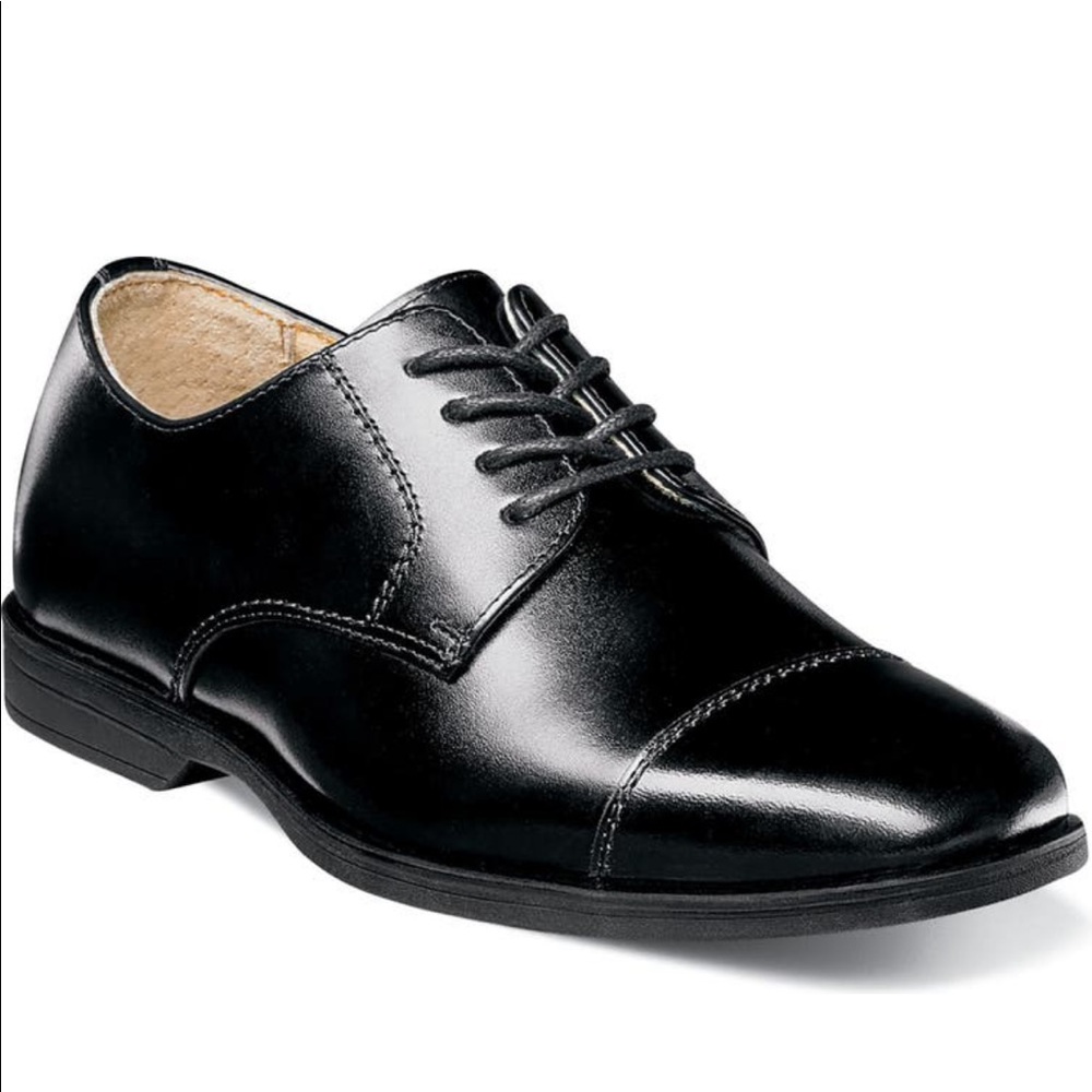 Florsheim reveal cap toe derby boys dress shoe size 11.5